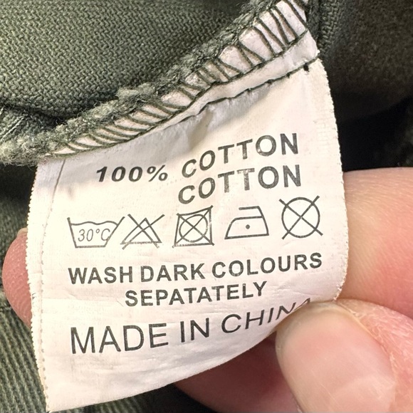 RUNWAY PARIS Olive Green Utility Jacket with Floral Embroidery - Size L - Picture 6 of 8